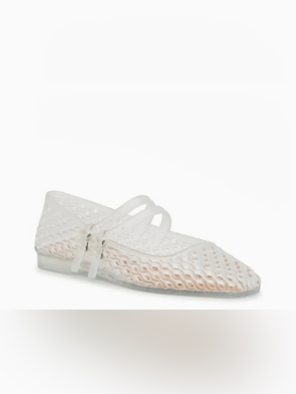 Sam Edelman Mila Mary Jane Ballet Jelly Flat Clear BNWB Everyday Shoe